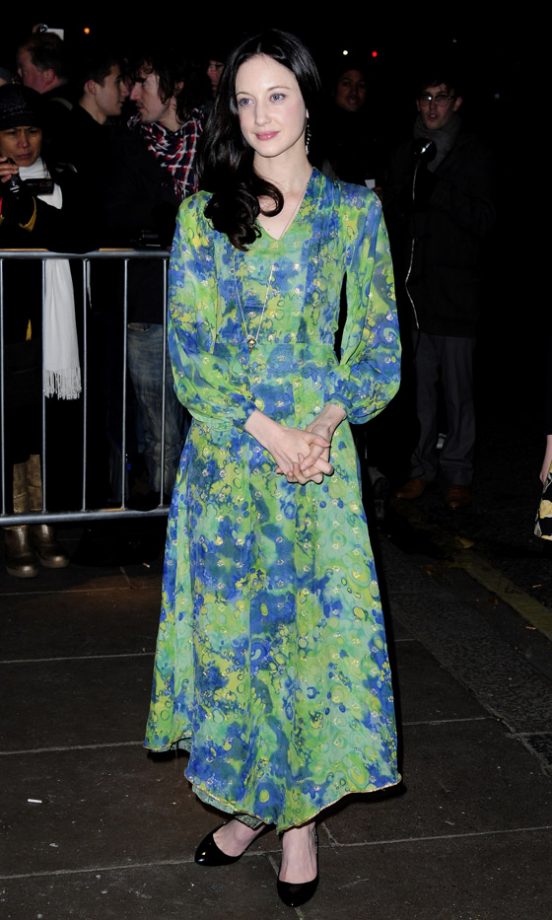 Andrea Riseborough Arrives At The London Evening Standard Theatre Awards 2010