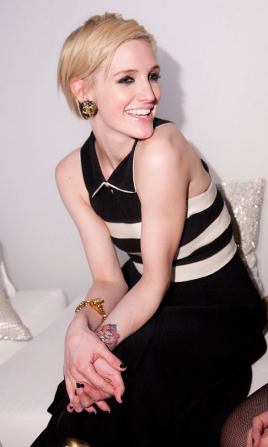 Ashlee Simpson With A Pixie Crop Hairstyle At The Boutiques.com Launch Party By Google In New York 2010