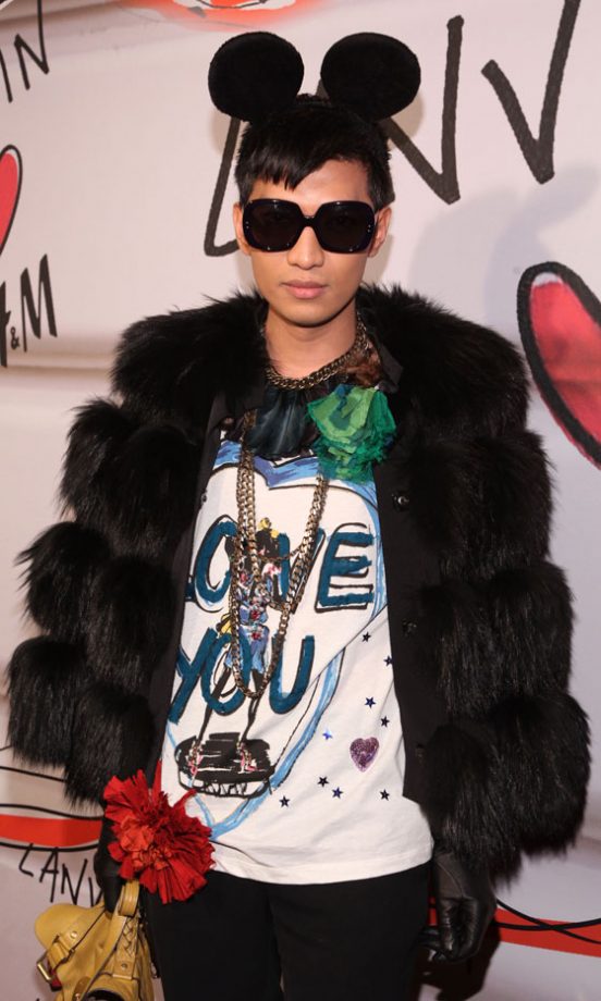 Blogger Bryan Boy At The Lanvin For H&M Haute Couture New York Fashion Show 2010
