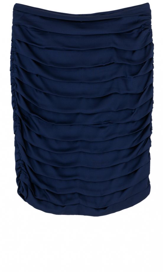 Coast Navy Ruched Skirt £75
