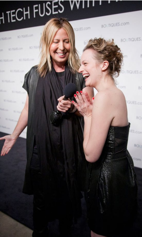 Cojo And Elisabeth Moss At The Boutiques.com Launch Party By Google In New York 2010