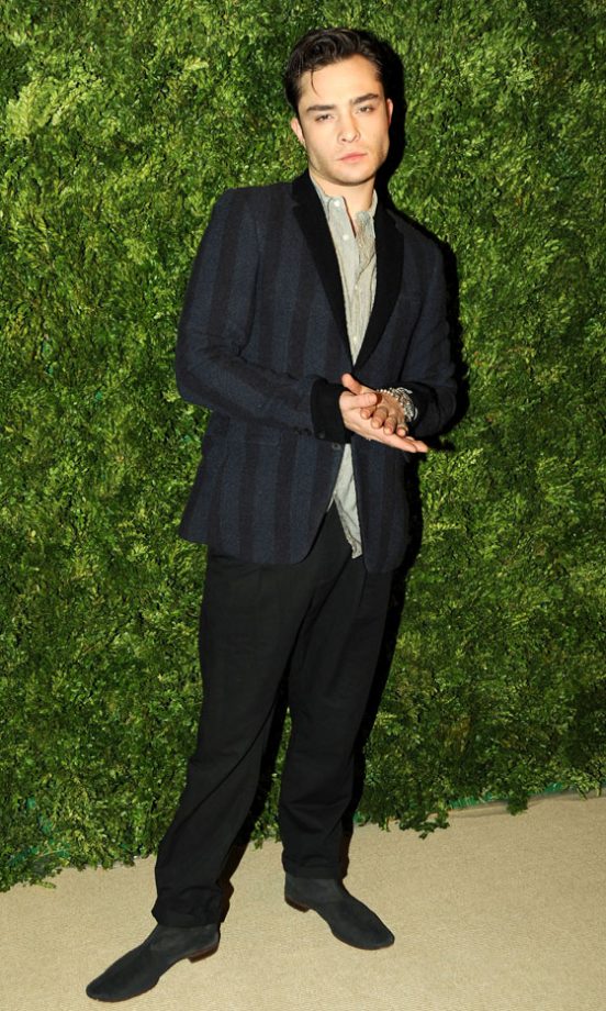 Ed Westwick At The 7th Annual CFDA/Vogue Fashion Fund Awards 2010