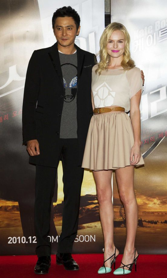 Quick Change: Kate Bosworth (With Co-Star Jang Dong-Gunn) In A Second Outfit At The Premiere Of Her New Film, 2010