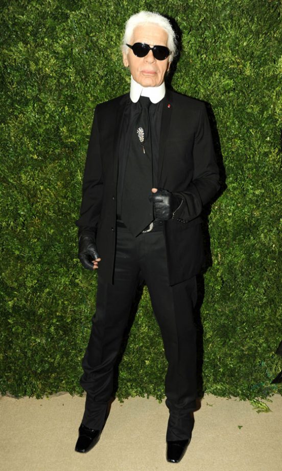 Karl Lagerfeld At The 7th Annual CFDA/Vogue Fashion Fund Awards 2010