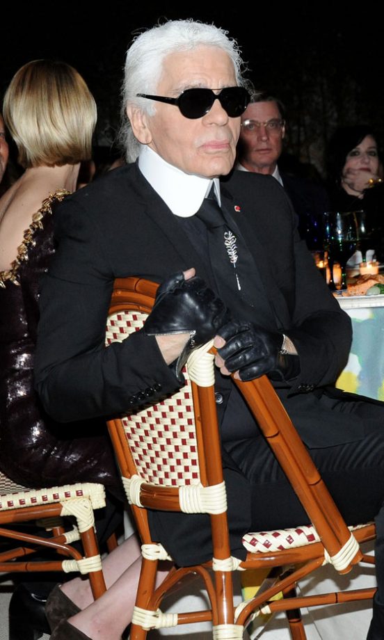 Karl Lagerfeld At The 7th Annual CFDA/Vogue Fashion Fund Awards 2010