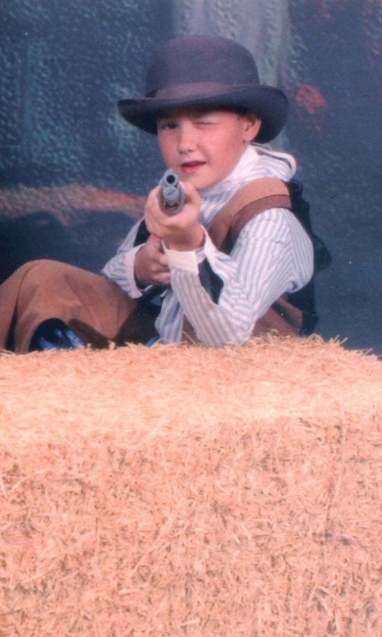 X Factor Finalist Liam Payne Playing Dress-Up As A Cowboy