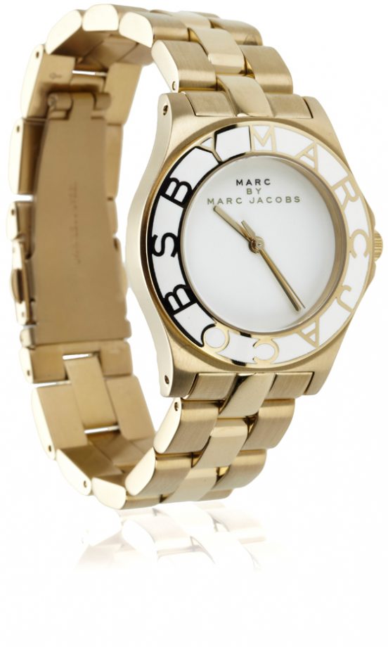 Marc By Marc Jacobs Gold-Plated Logo Watch £200