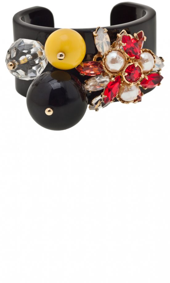 Miu Miu Black Embellished Cuff