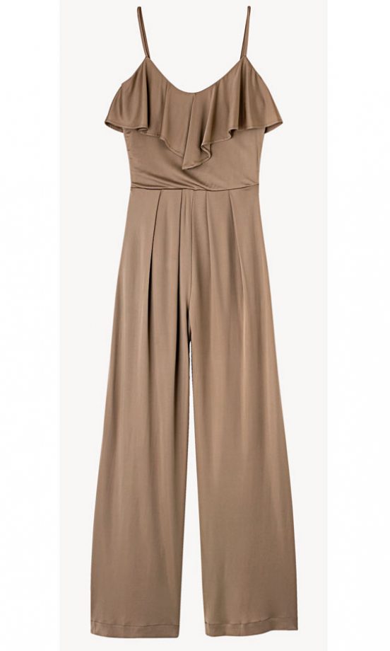 Miss Selfridge Slinky Beige Jumpsuit, £50