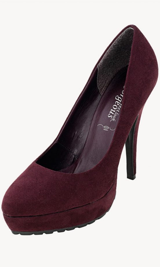 New Look Red Platform Heels, £25