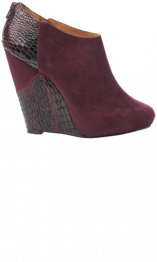 New Look Red Velvet Ankle Boots £34.99