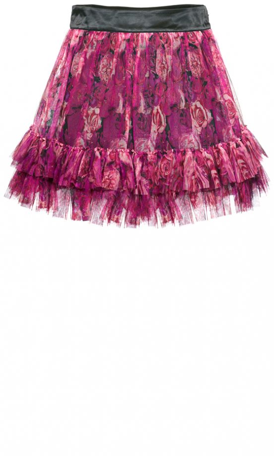 Next Pink Tiered Skirt £45 - Available In Store
