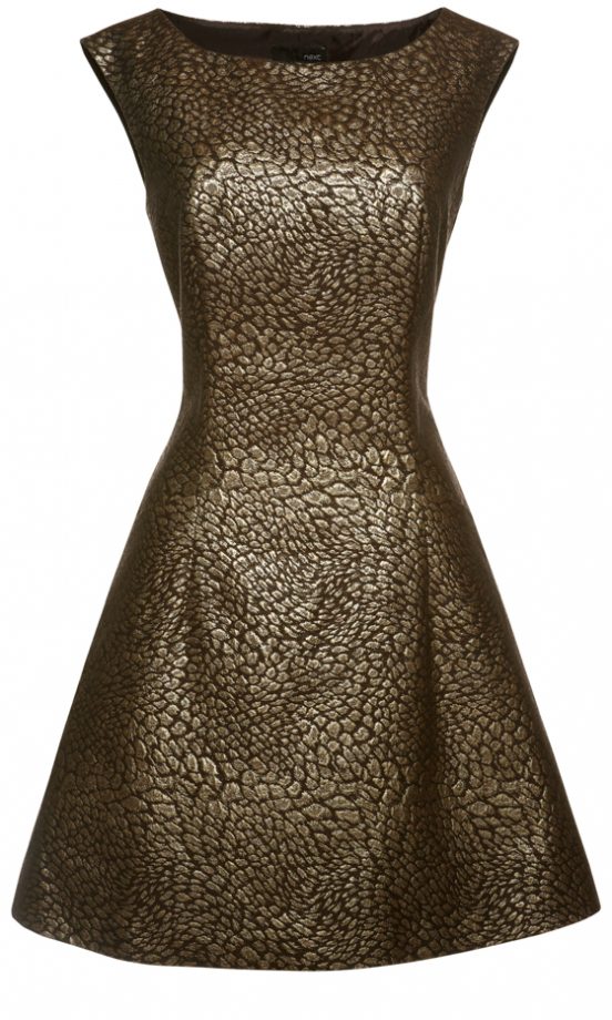 Next Bronze Print Dress £45 - Available In Store