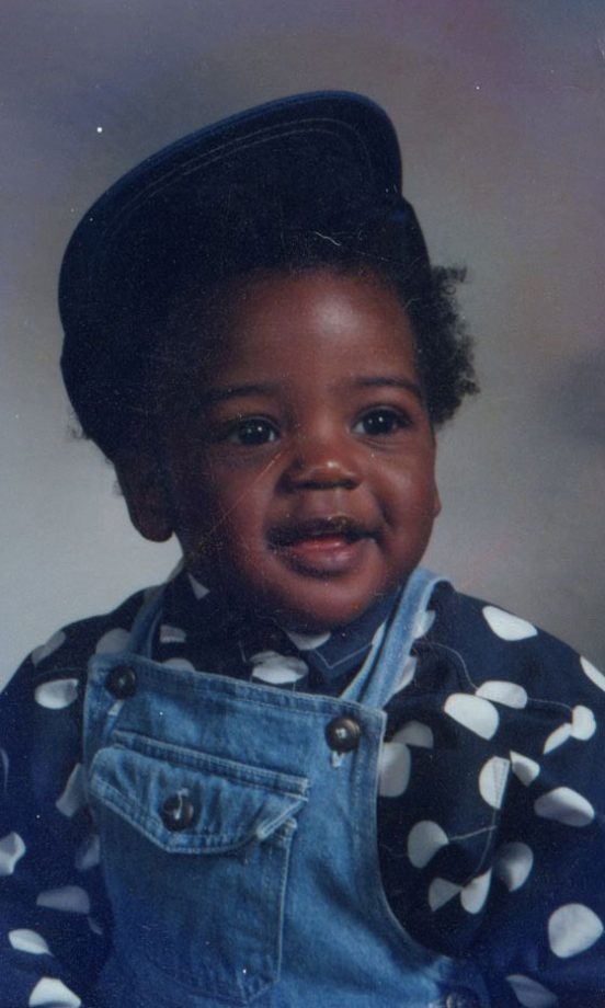 X Factor Finalist Paije Richardon As A Baby