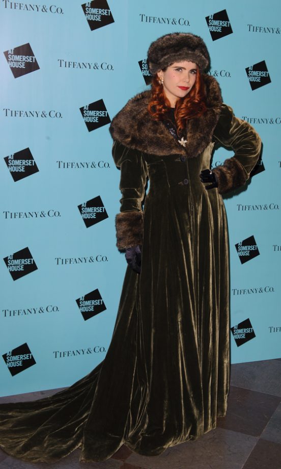 Paloma Faith Looking Luxe At The Launch Of The Somerset House Ice Rink 2010