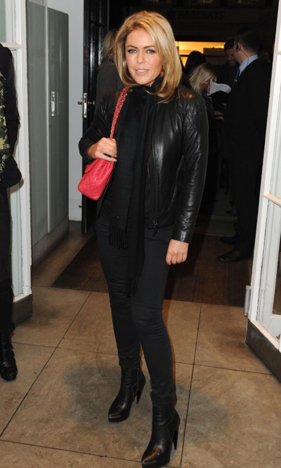 Patsy Kensit At The Switching On Of The Christmas Lights At Stella McCartney's Store 2010