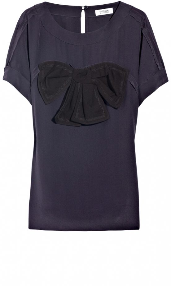 Sonia By Sonia Rykiel Silk Bow Embellished T-Shirt £205