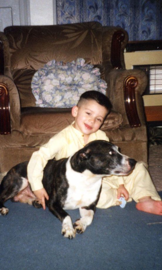 X Factor Finalist Zain Malik With His Pet Dog