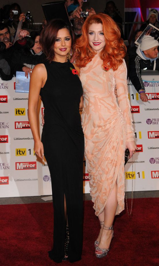 Cheryl Cole And Nicola Roberts Wearing William Tempest At The Pride Of Britain Awards 2010