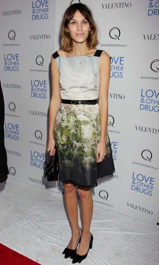 Alexa Chung Wows In Valentino At The Love and Other Drugs New York Film Premiere 2010