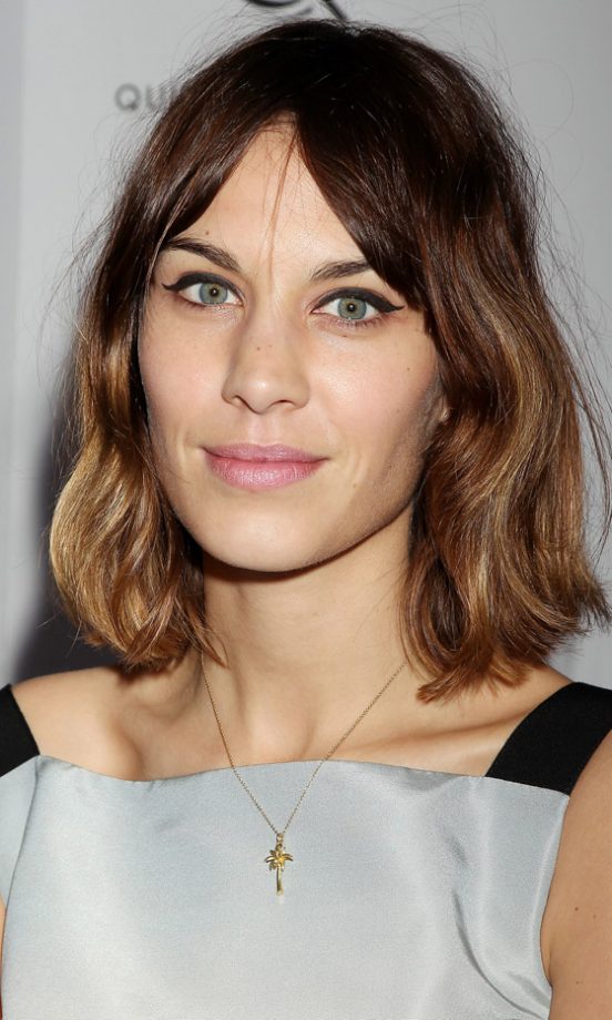 Alexa Chung With A Tousled Bob Hairstyle At The Love and Other Drugs New York Film Premiere 2010