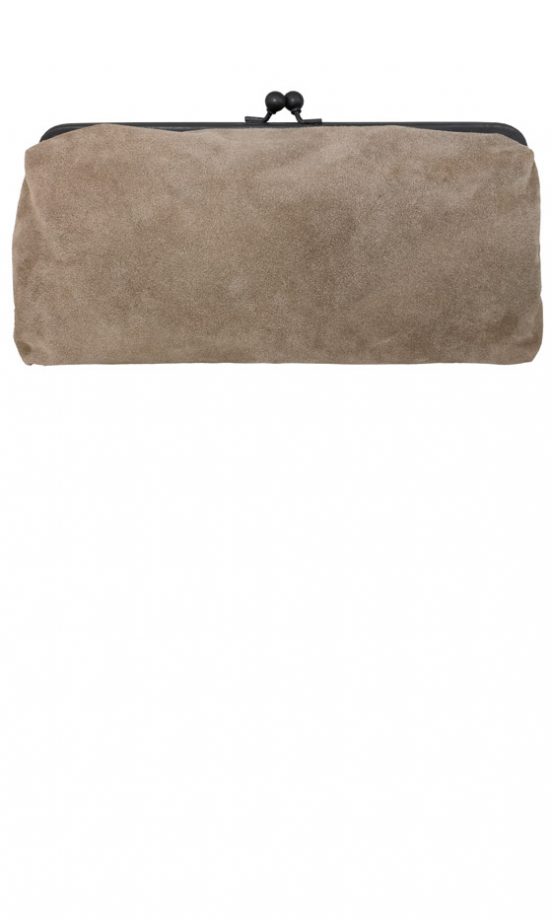 All Saints Suede Buzzard Clutch, £40