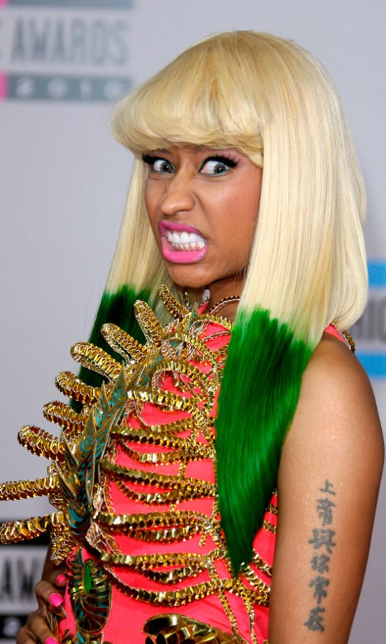 Nicki Minaj At The American Music Awards 2010