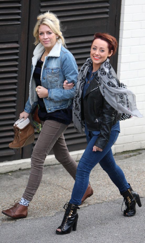 X Factor Girl Group Belle Amie Members Rebecca Creighton And Sophia Wardman