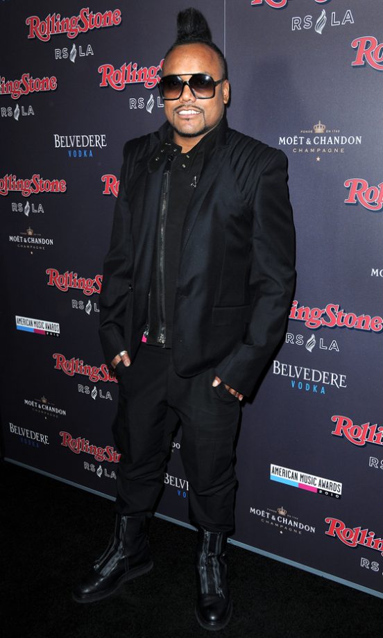 Apl De Ap From The Black Eyed Peas At The Rolling Stone’s American Music Awards After Party 2010