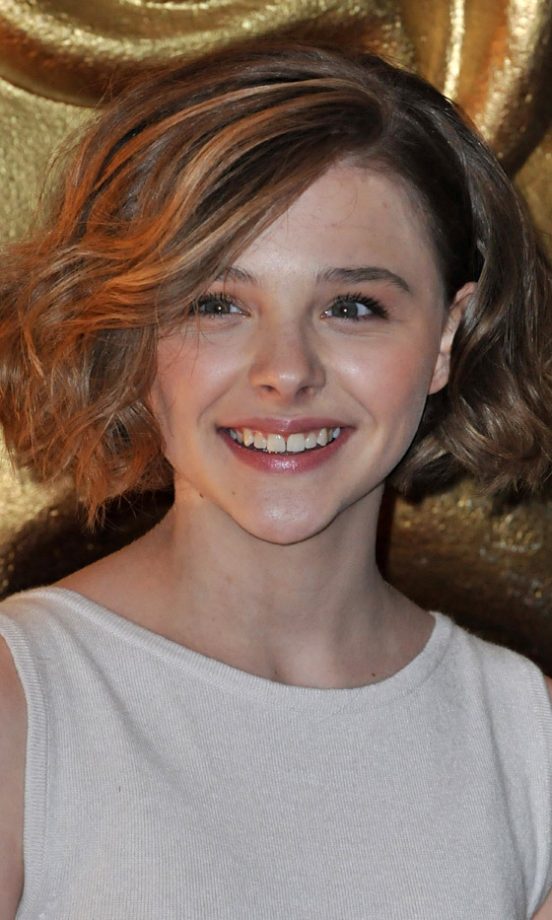Chloe Moretz With A Side-Swept Hairstyle At The EA British Academy Children's Awards 2010