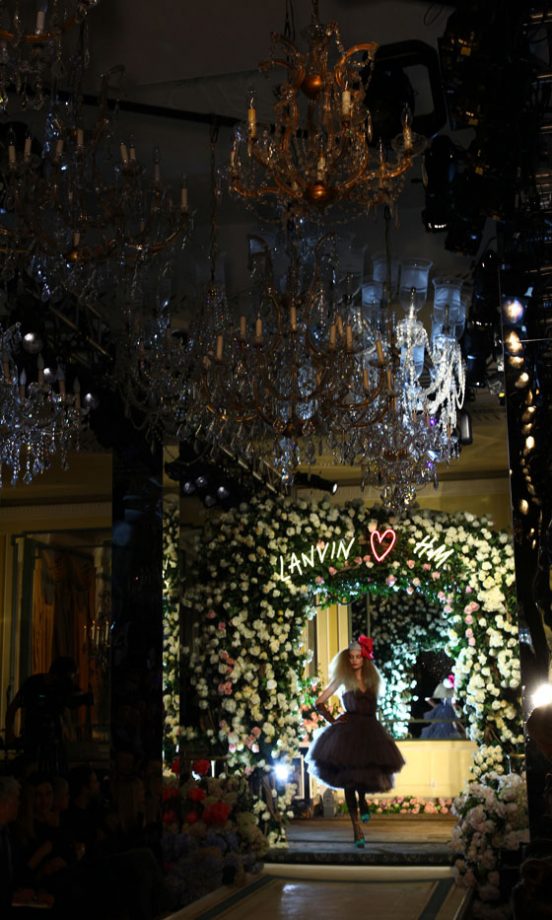 The Pierre Hotel Ballroom Is Transformed Into A Glittering French Themed Fashion Oasis For The Lanvin For H&M Haute Couture New York Fashion Show 2010