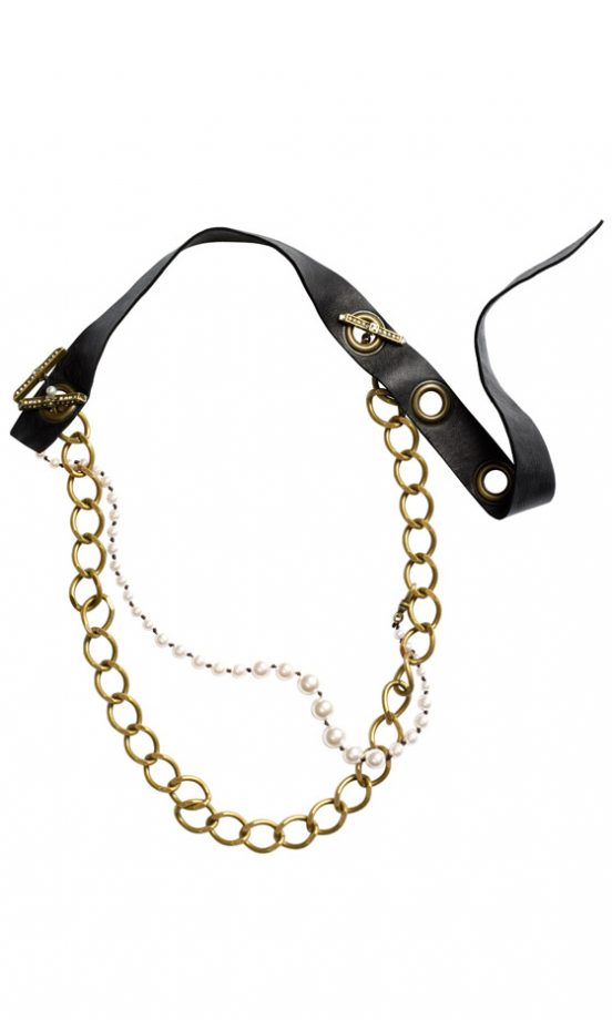 Lanvin For H&M Chain And Leather Necklace £24.99