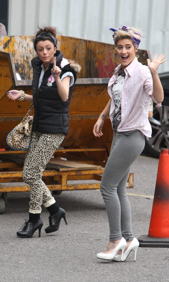 X Factor Girls Cher Lloyd And Katie Waissel