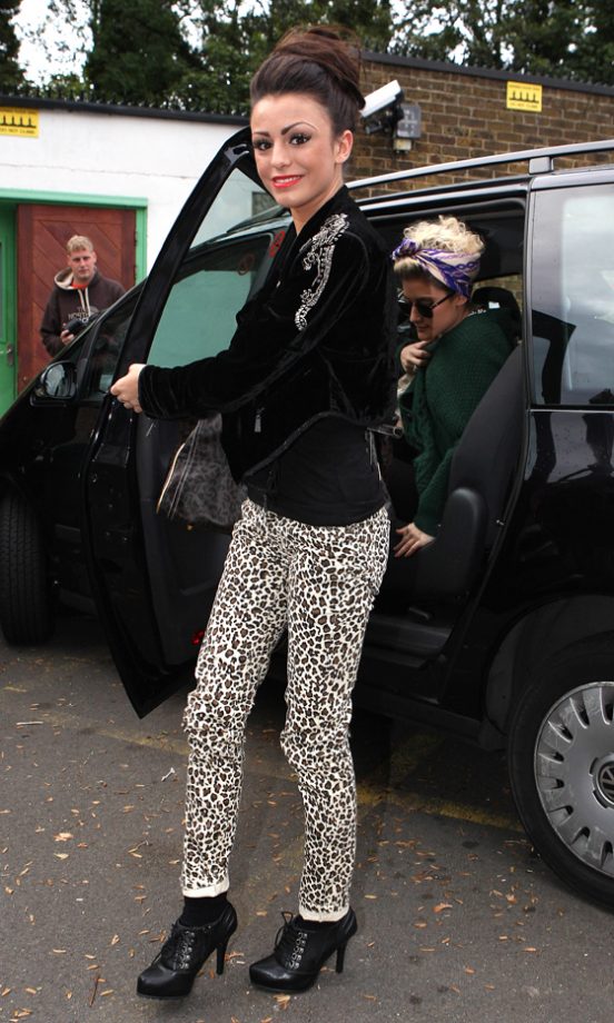 X Factor's Cher Lloyd Wears Leopard Print Jeans