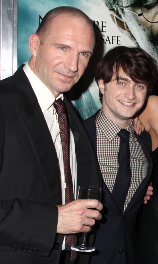 Daniel Radcliffe And Ralph Fiennes At The Harry Potter And The Deathly Hallows New York Film Premiere 2010