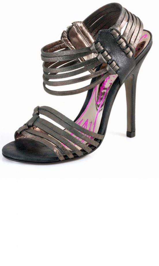 Fern Pewter Grey Sandal, £140 From The Zandra Rhodes Footwear Collection 2010