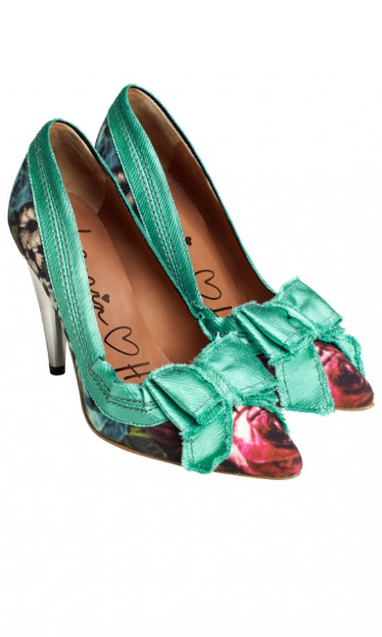 Lanvin For H&M Floral Ribbon Bow Pumps £69.99