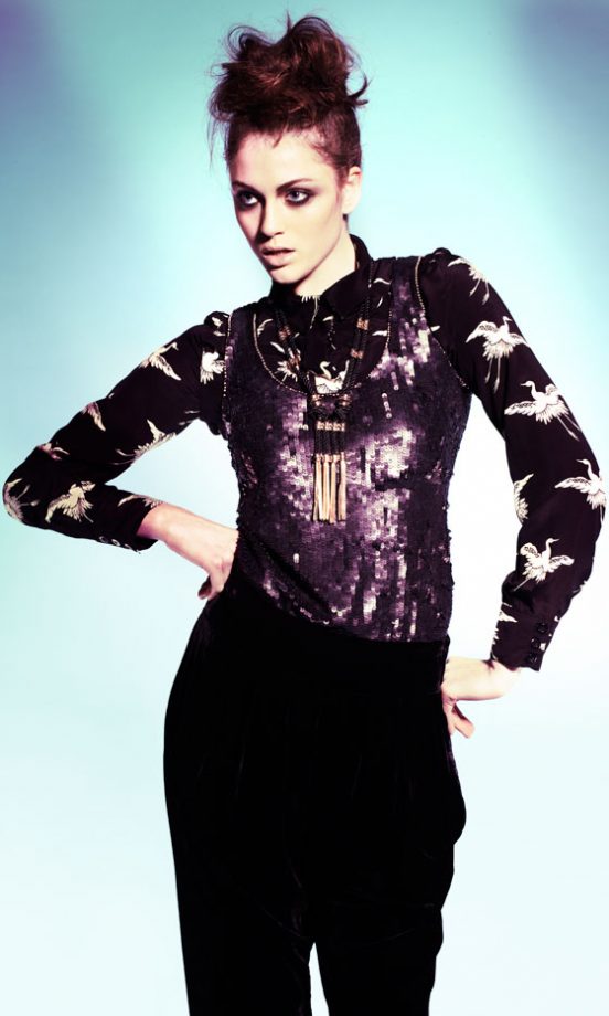 French Connection Flight Of Fancy Shirt Dress (Worn As Top), £120