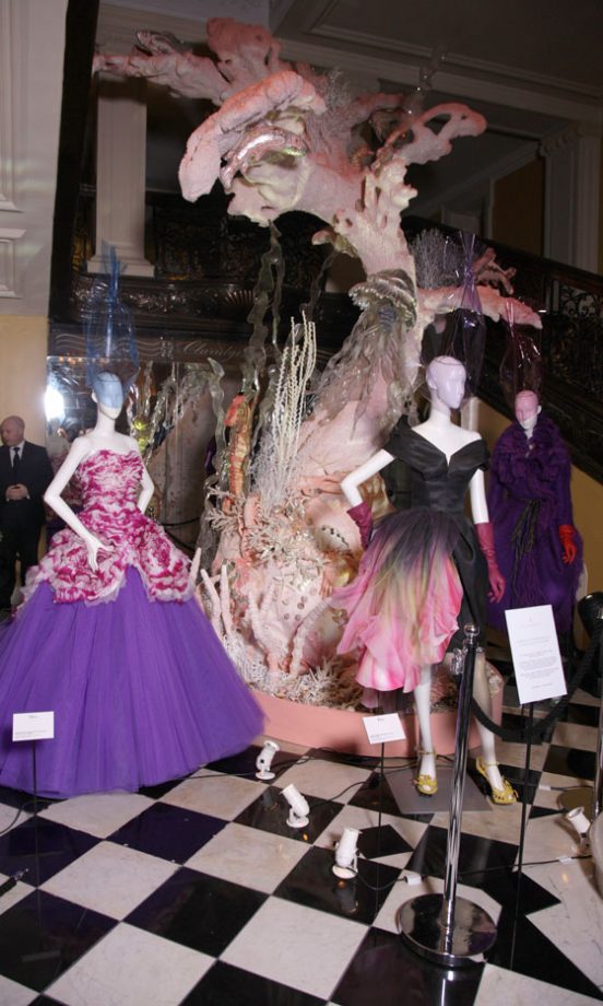 John Galliano's Christmas Tree For Claridges, London, Is Unveiled, 2010
