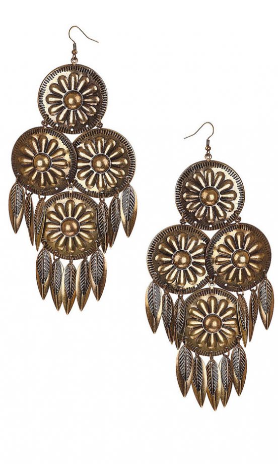 Miss Selfridge Circle Disc Statement Earrings, £14