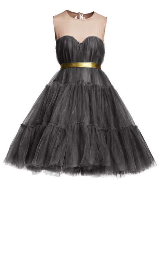 Lanvin For H&M Grey Tulle Dress £149.99