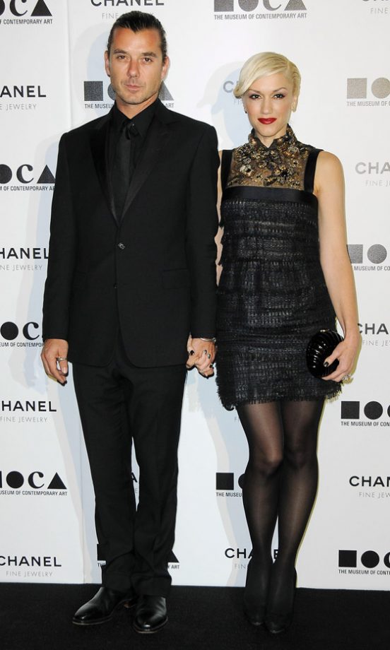 Gwen Stefani And Gavin Rossdale At An Exhibition Opening At The Museum of Contemporary Art 2010