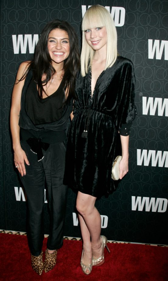 Jessica Szohr And Erin Fetherston At The WWD 100th Anniversary Gala 2010
