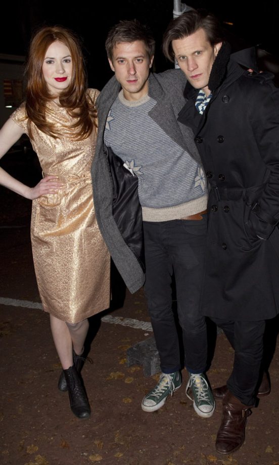Karen Gillan, Arthur Darvill And Matt Smith Turn On The Cardiff Christmas Lights 2010