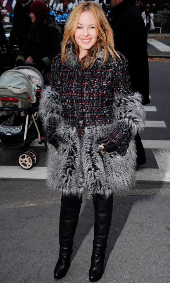 Kylie Minogue In Chanel At The Macy's Thanksgiving Parade, New York 2010