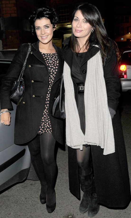 Corrie Girls Kym Marsh And Alison King Hit Manchester, 2010