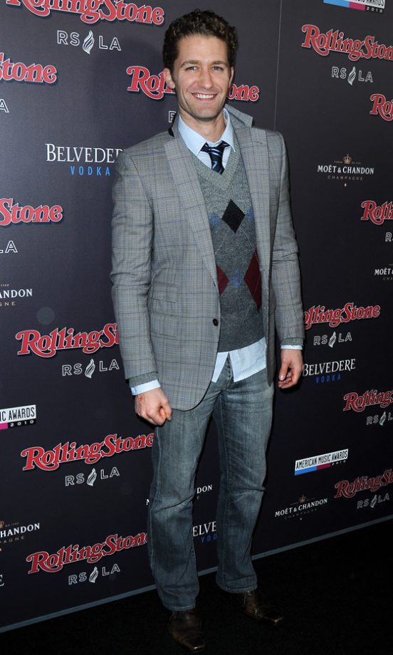 Matthew Morrison At The Rolling Stone’s American Music Awards After Party 2010