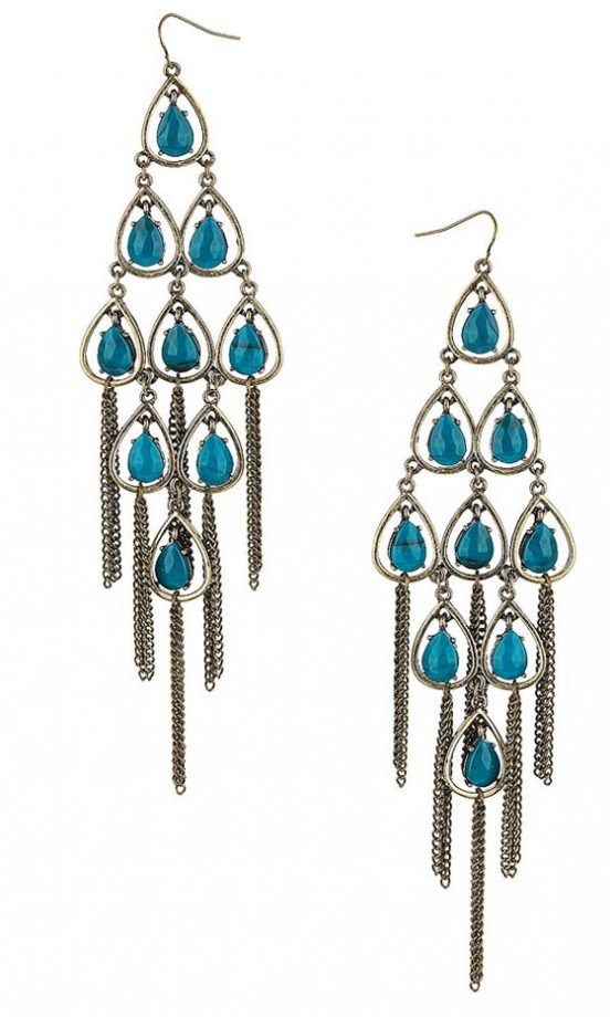 Miss Selfridge Crackle Tassle Earrings, £16.50