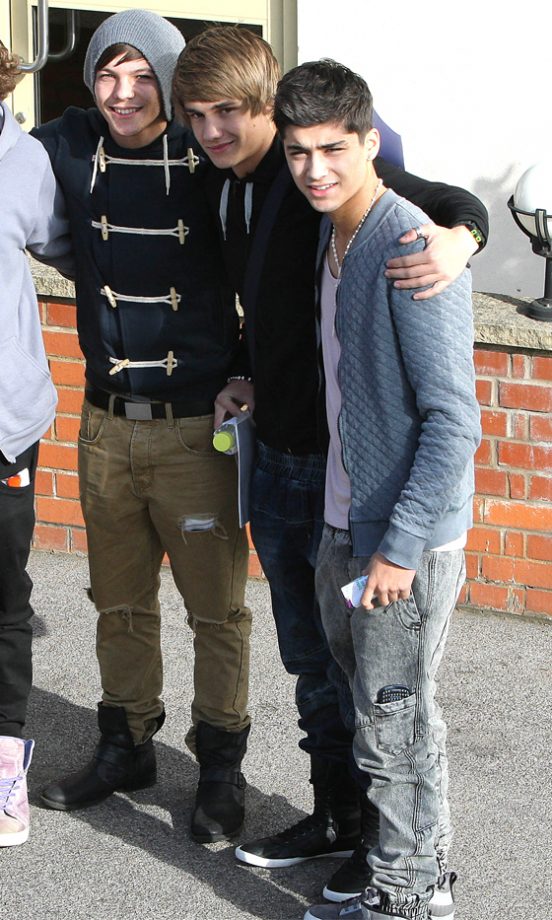 X Factor's Louis Tomlinson Liam Payne And Zain Malik From One Direction