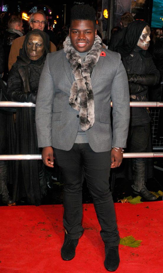 X Factor Finalist Paije Richardson At The Harry Potter And The Deathly Hallows London Film Premiere 2010